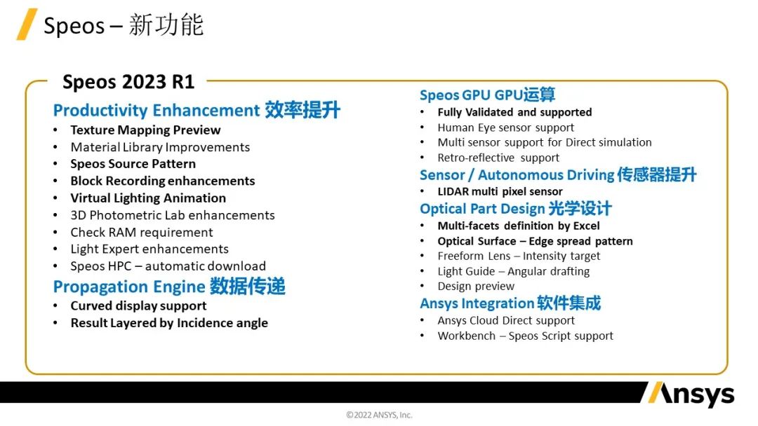 Ansys Speos | 2023 R1版本新功能介绍的图2