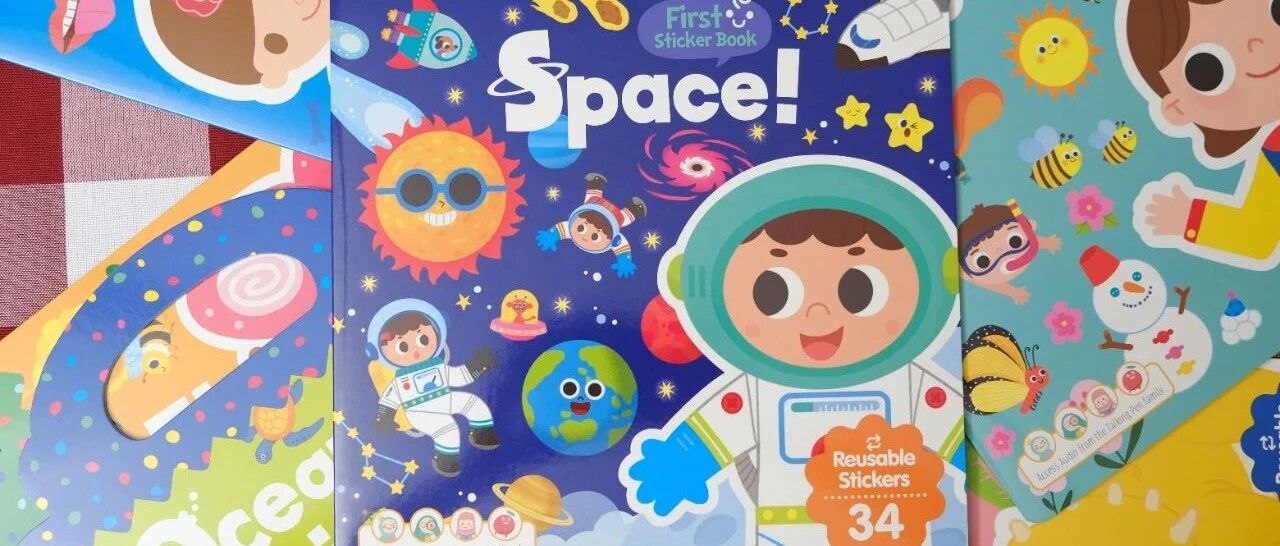 买就送！孩子爱不释手的双语点读果冻贴纸书，1本=游戏书+科普书+认知书+故事书！