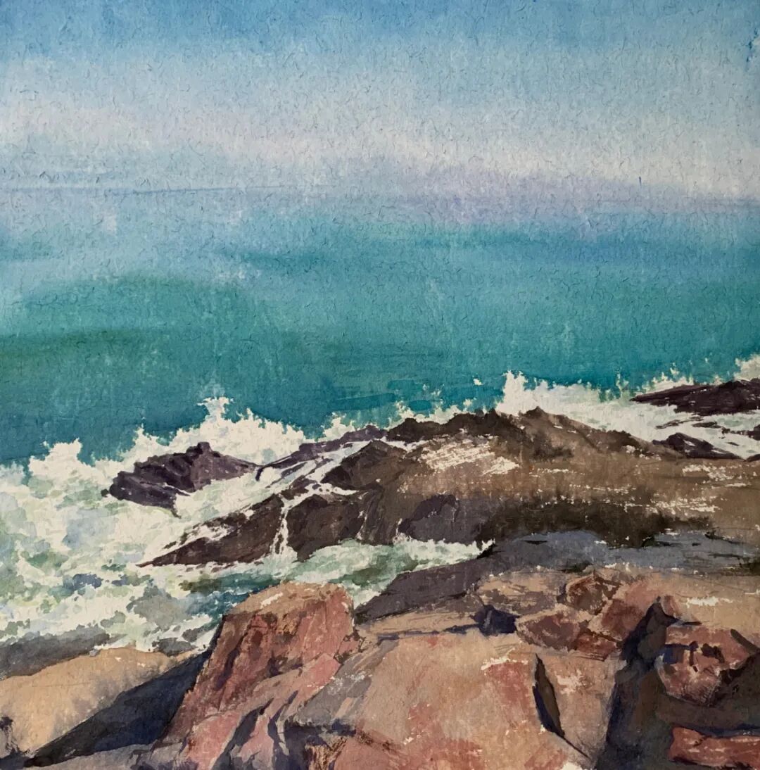 第二届“齐鲁彩韵”山东水彩画会优秀作品线上展(图48)