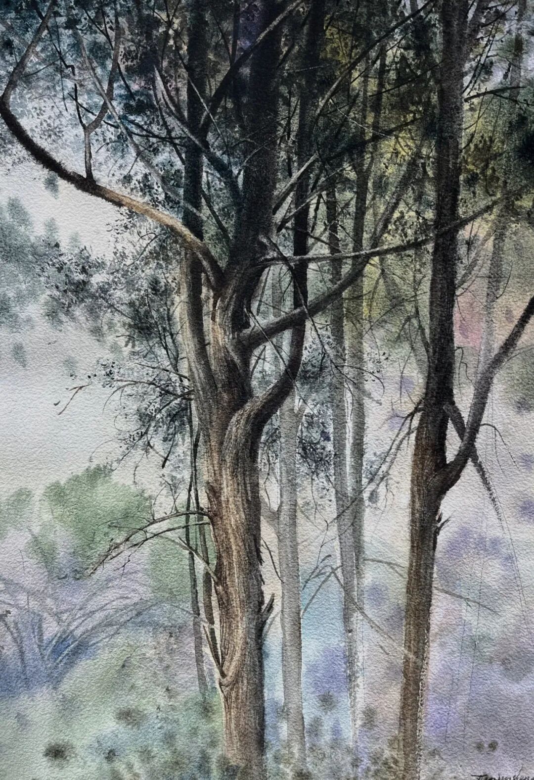 第二届“齐鲁彩韵”山东水彩画会优秀作品线上展(图43)