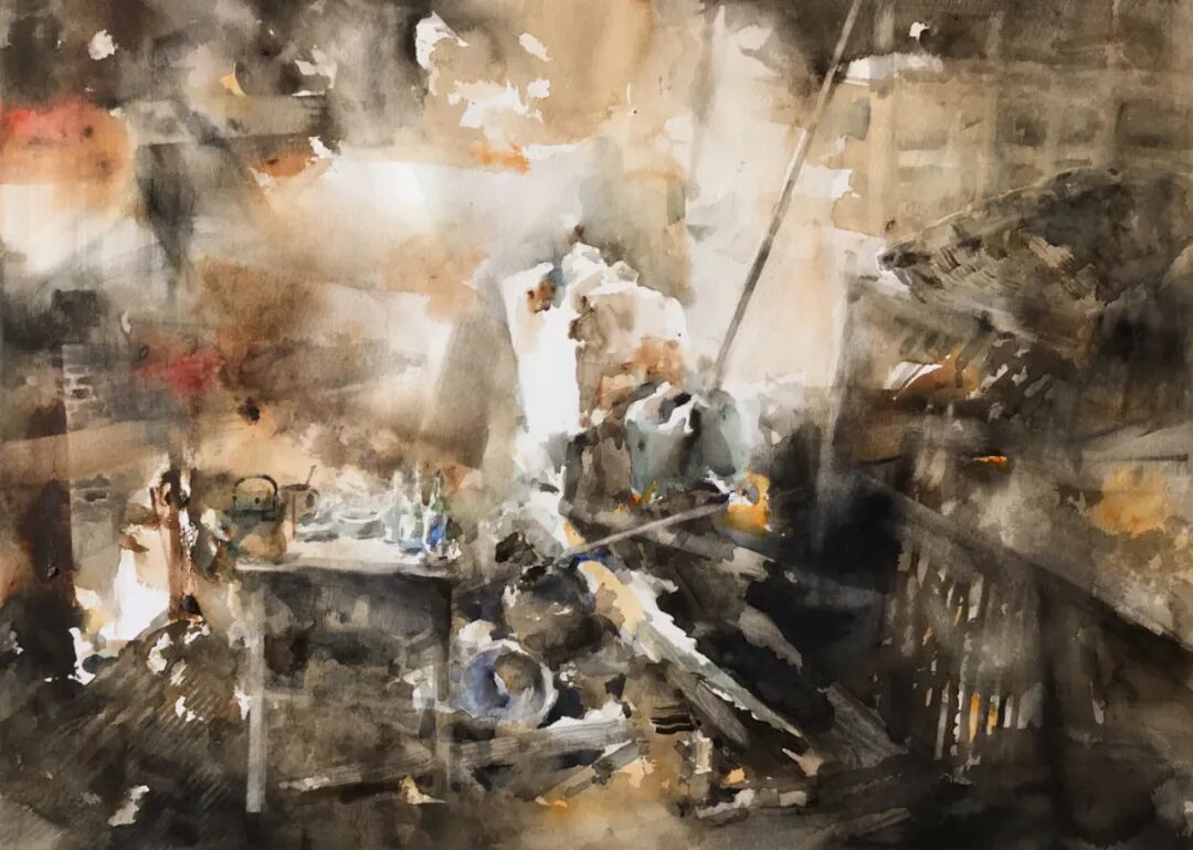 第二届“齐鲁彩韵”山东水彩画会优秀作品线上展(图46)