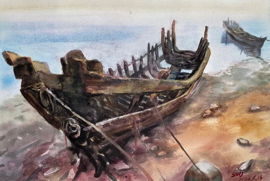 第二届“齐鲁彩韵”山东水彩画会优秀作品线上展(图34)