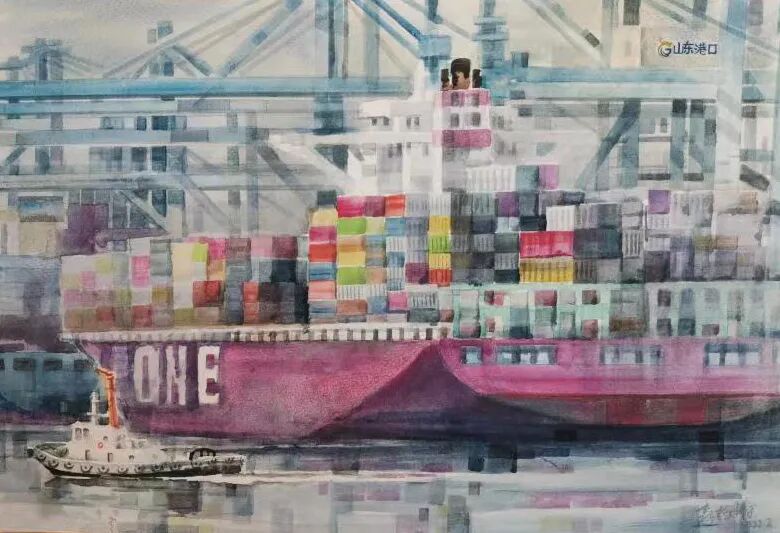 第二届“齐鲁彩韵”山东水彩画会优秀作品线上展(图55)