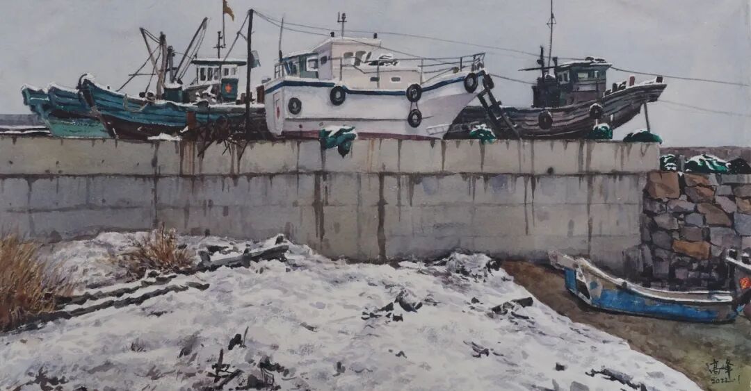 第二届“齐鲁彩韵”山东水彩画会优秀作品线上展(图47)