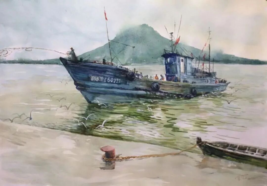 第二届“齐鲁彩韵”山东水彩画会优秀作品线上展(图50)