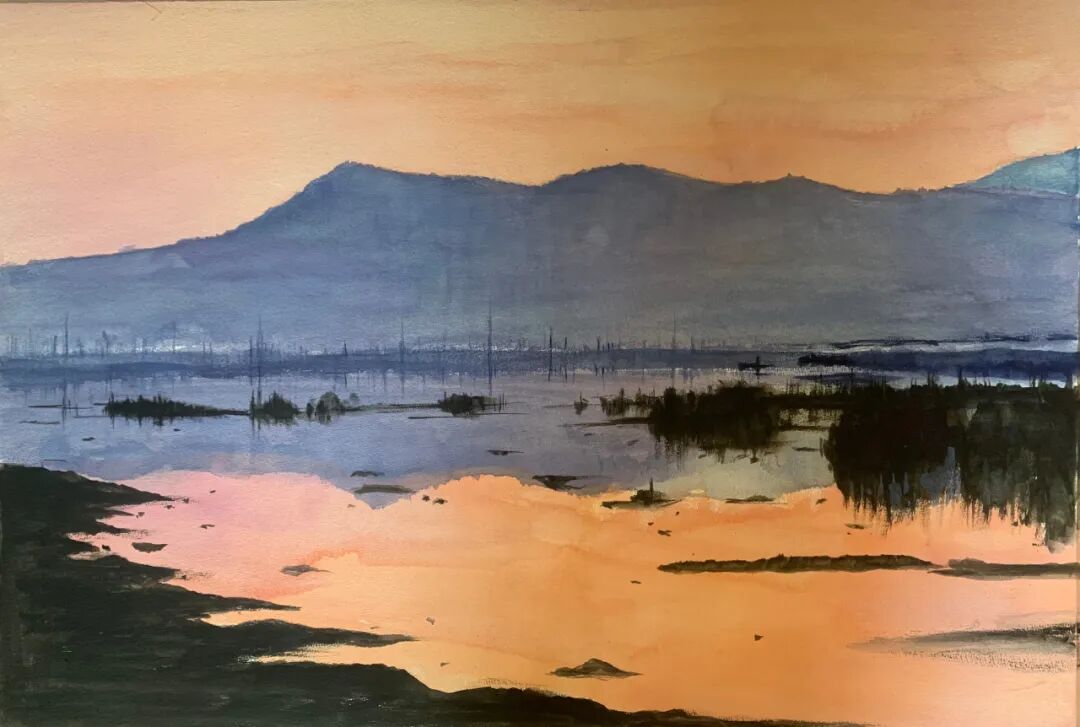 第二届“齐鲁彩韵”山东水彩画会优秀作品线上展(图39)