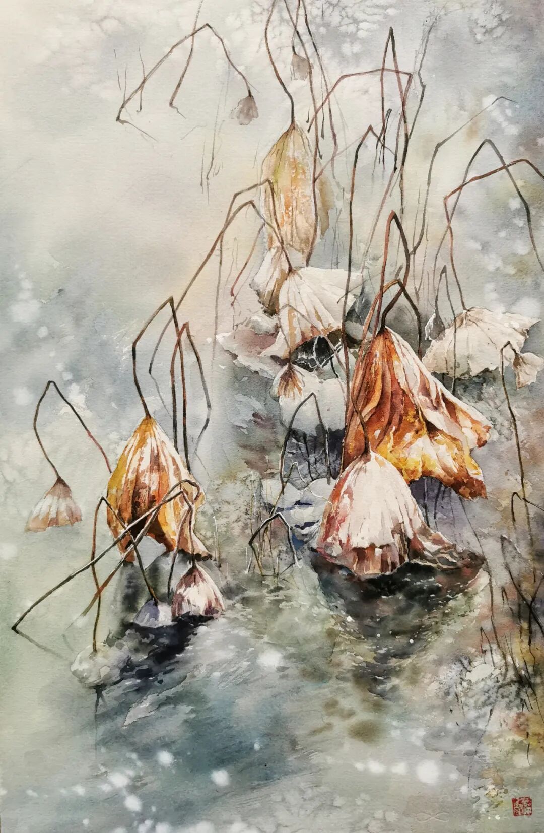 第二届“齐鲁彩韵”山东水彩画会优秀作品线上展(图60)