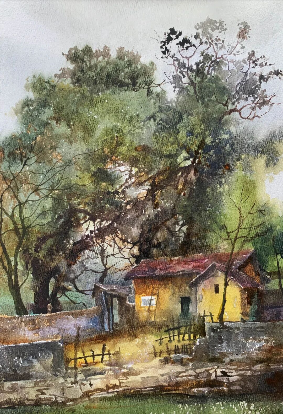 第二届“齐鲁彩韵”山东水彩画会优秀作品线上展(图38)