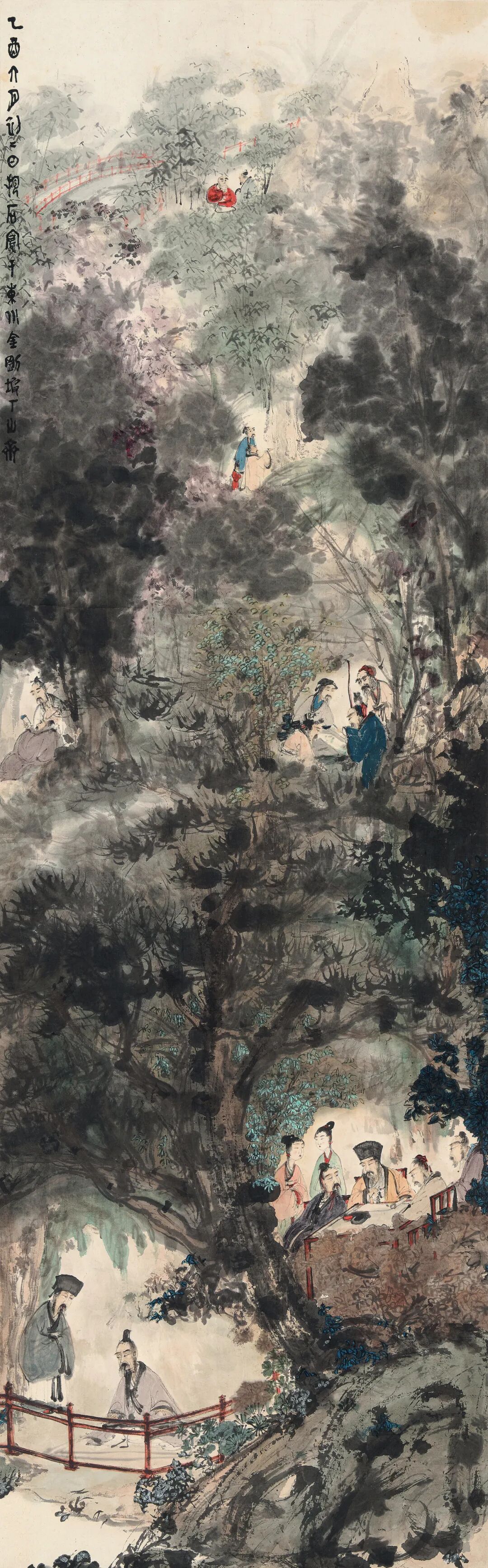 中国骨董 旧家蔵、油絵名作【中国紹興水郷風景】高級額縁入り 【公式通販】