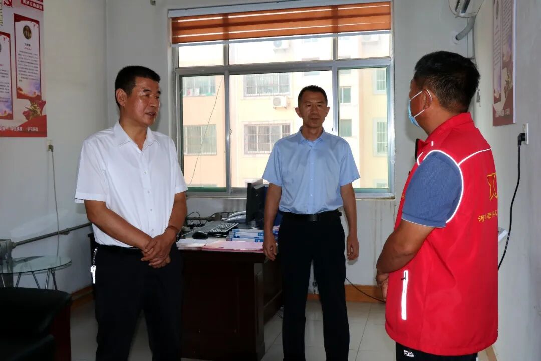 东营市退役军人事务局党组书记局长王克杰到河口区河口街道调研退役