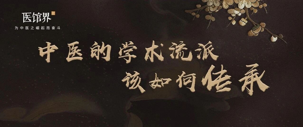 中医的学术流派该如何传承?