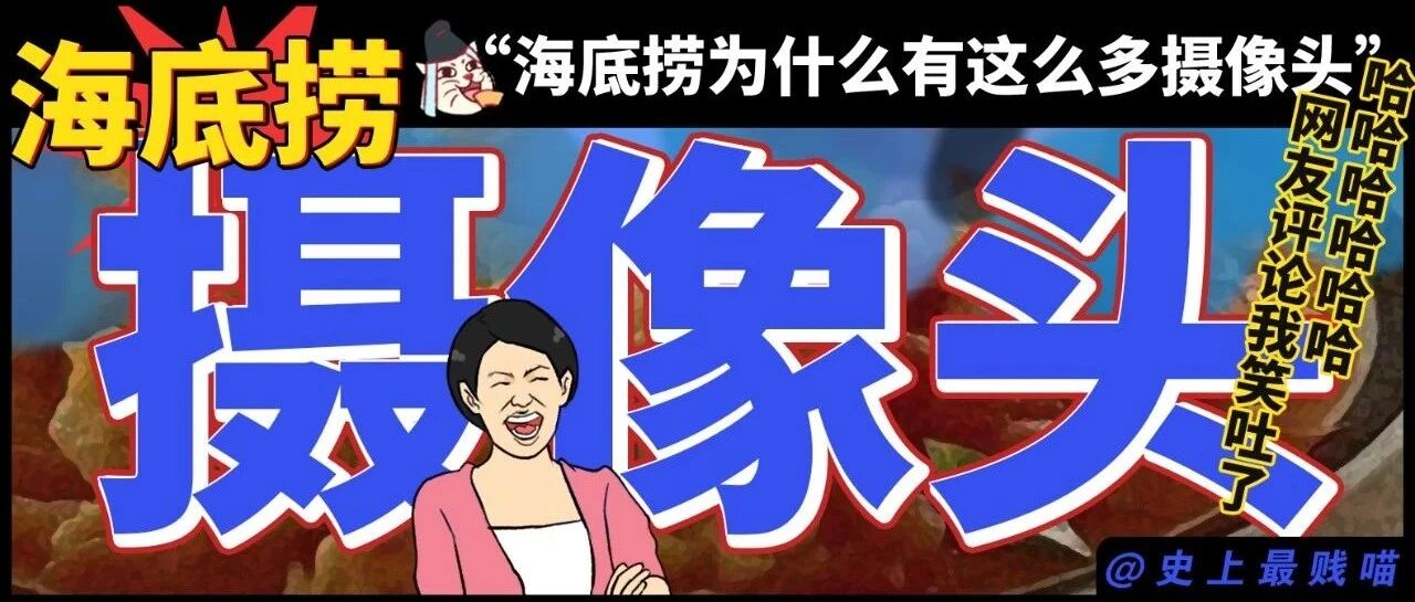 “海底捞为什么有这么多摄像头？?” 哈哈哈哈哈网友评论我笑吐了！！