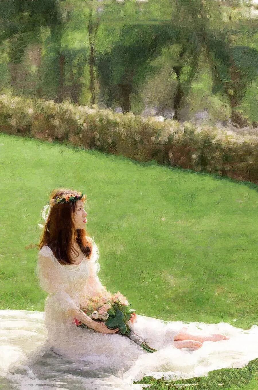 一键将照片转油画效果ps插件油画版微信头像教程插件024期