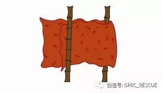 折叠担架怎么叠蓝天救援分享▎【安全知识】简易担架的制作_https://www.jmylbn.com_新闻资讯_第8张