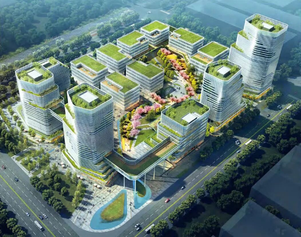 奉贤奥园美谷美丽健康产业园-总部办公-花园式厂房