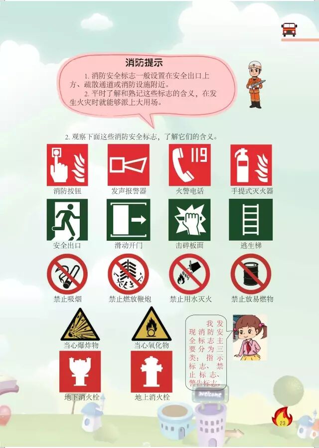 中小学消防安全教育读本（小学四~六年级）