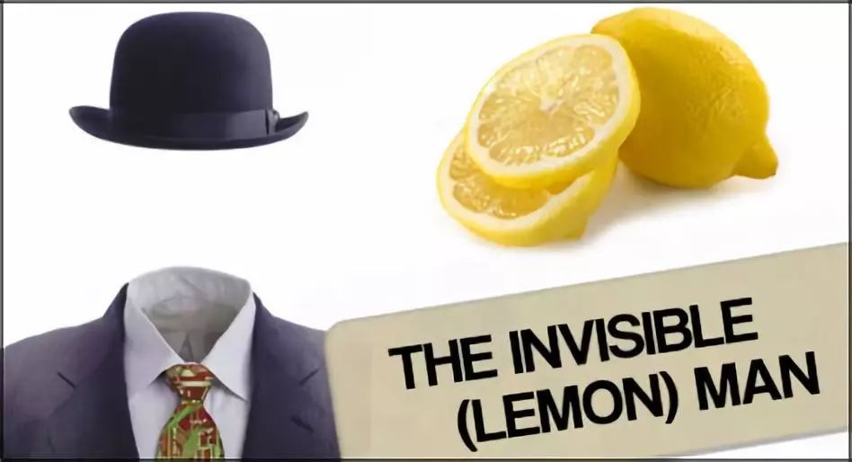 Káº¿t quáº£ hÃ¬nh áº£nh cho lemon juice bank robber