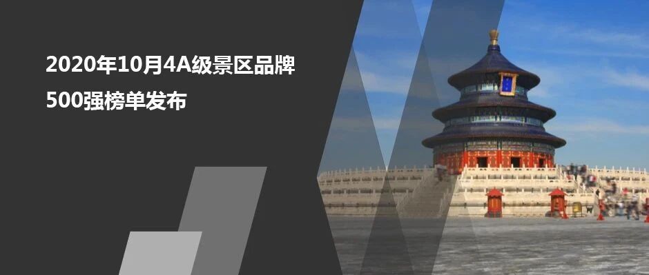 2020年10月4A级景区品牌500强榜单发布