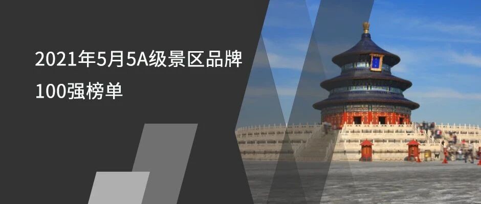 2021年5月5A级景区品牌100强榜单发布