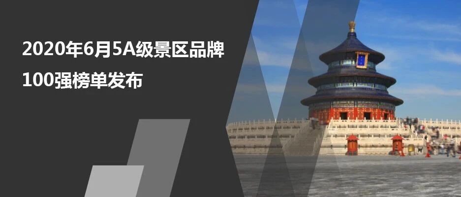 2020年6月5A级景区品牌100强榜单发布