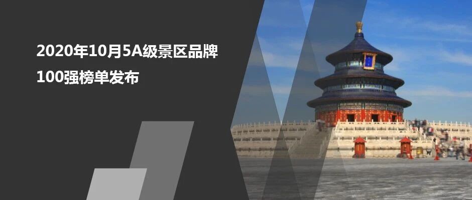 2020年10月5A级景区品牌100强榜单发布