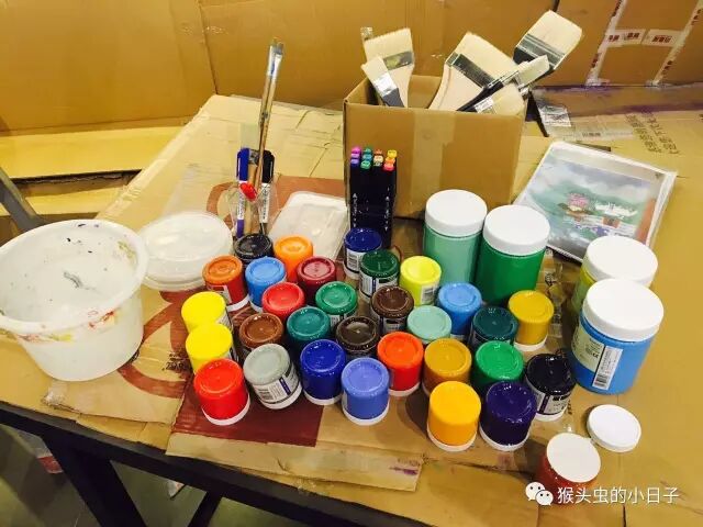 圆妞妞火锅店---火锅店墙绘创作过程（上）