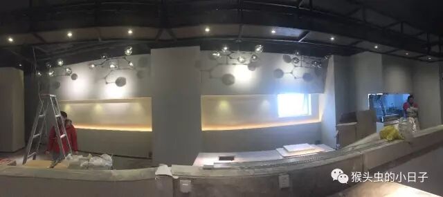 圆妞妞火锅店---火锅店墙绘创作过程（上）