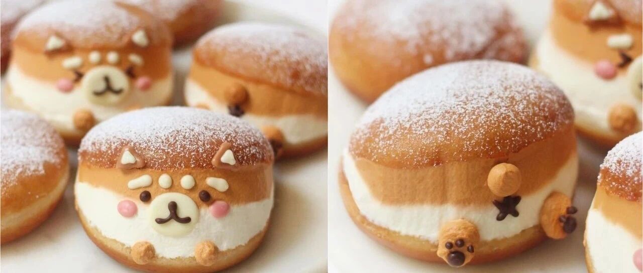 绝绝子!柯基奶油面包、表情包饼干、动物泡芙…100+萌系烘焙来袭!