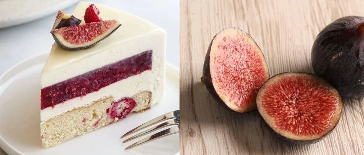 无花果+覆盆子搭配白巧克力，换季式甜点超惊艳！