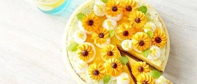 以花之名限定美味，招牌就是这款“向日葵芝士蛋糕”！