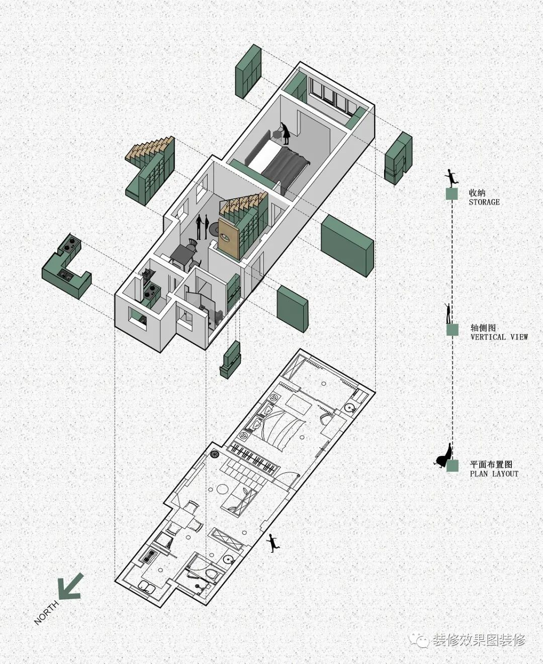 大主臥帶書房裝修效果_主臥裝修效果圖_大主臥帶書房隔斷效果