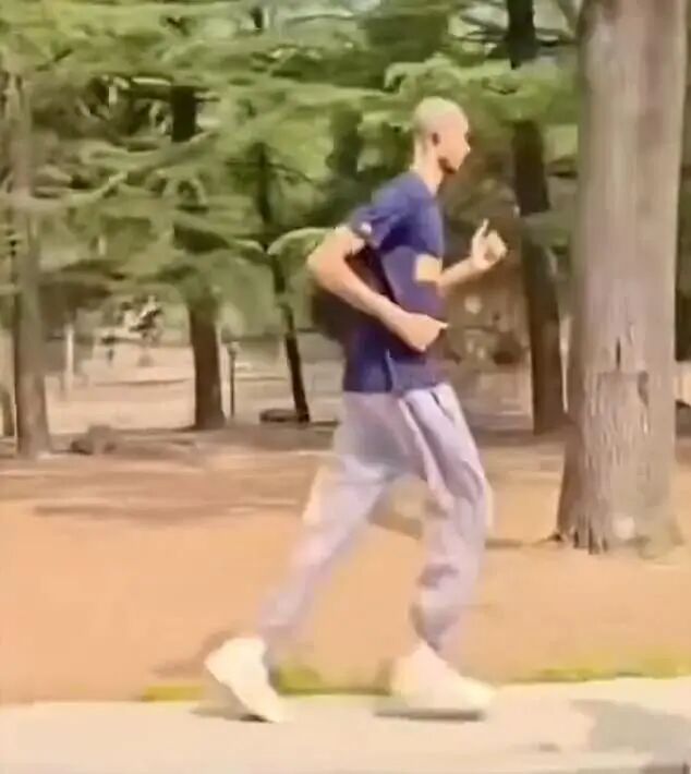 The Frenchman is in the middle of the 10-day exercise trying to stay as isolated as possible