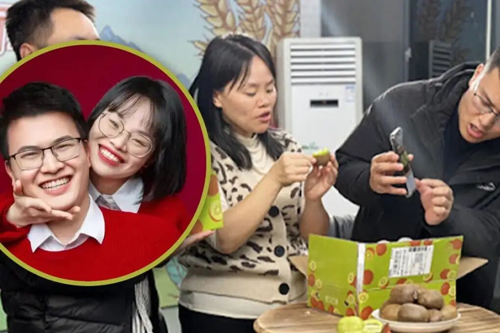 A burned-out influencer couple in China with 15 million fans online have decided to quit after 1,000 live-streams over a five-year period. Photo: SCMP composite/Douyin/Xinhua