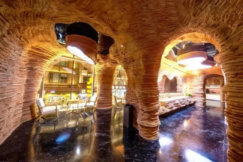 The formerly utilitarian public convenience has been turned into something akin to a magical cave. Photo: Handout