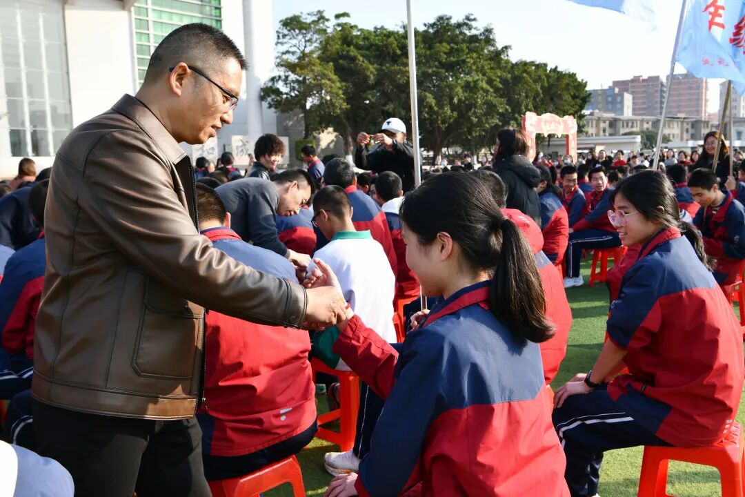 校园新闻久久为功善作善成侨声中学举行2024届九年级中考百日誓师大会