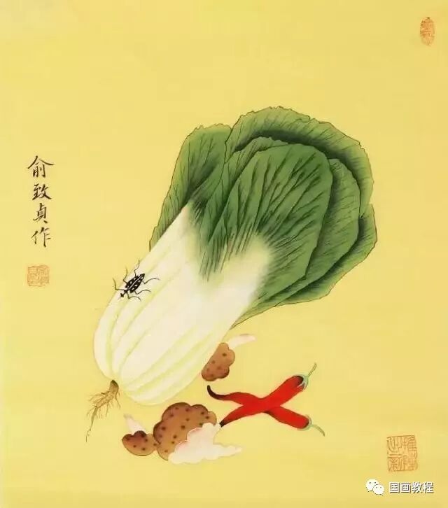 齐白石 白菜齐白石 白菜齐白石 白菜张大千 白菜张大千 白菜张大千