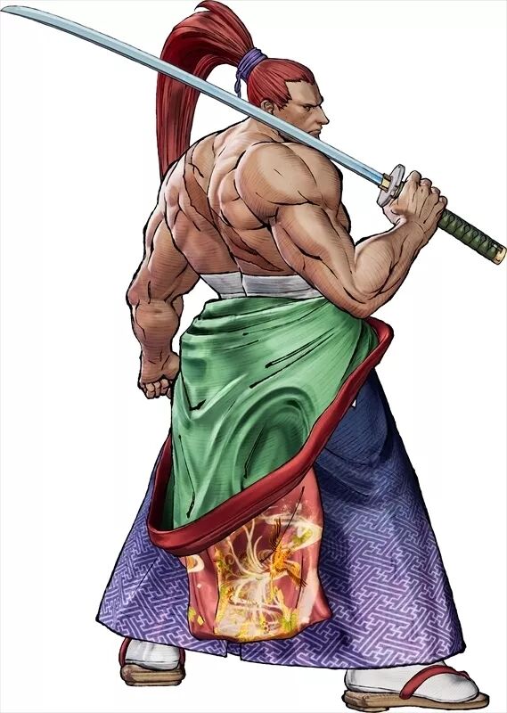 平台:ps4游戏名称:《侍魂:晓》投币,选人,开打霸王丸vs牙神幻十郎搓招