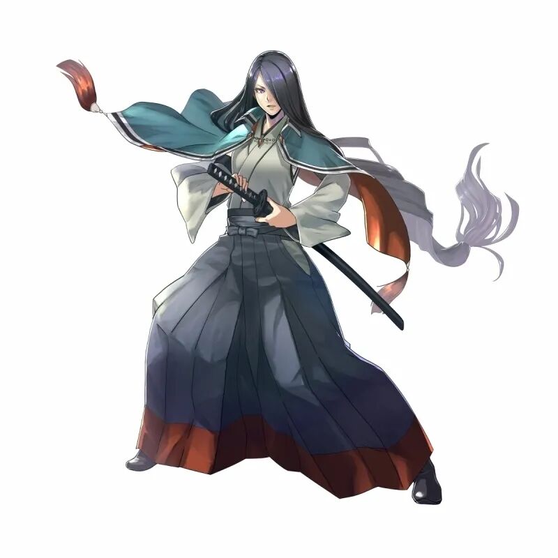 执着于剑道的和风女剑士,澪这不就是"小姐姐版橘右京"?这风格!