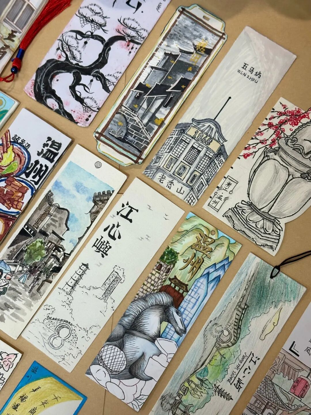 温州市第四中学 最新动态 湖畔·项目化 | "签"变万"画",寻家乡美