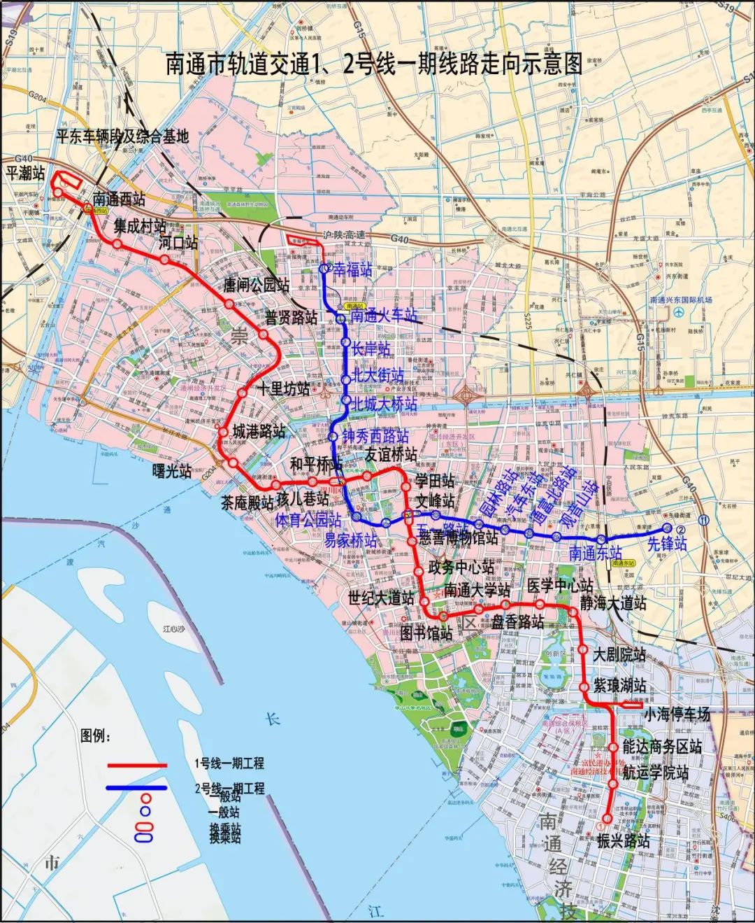 南通地铁地图图片