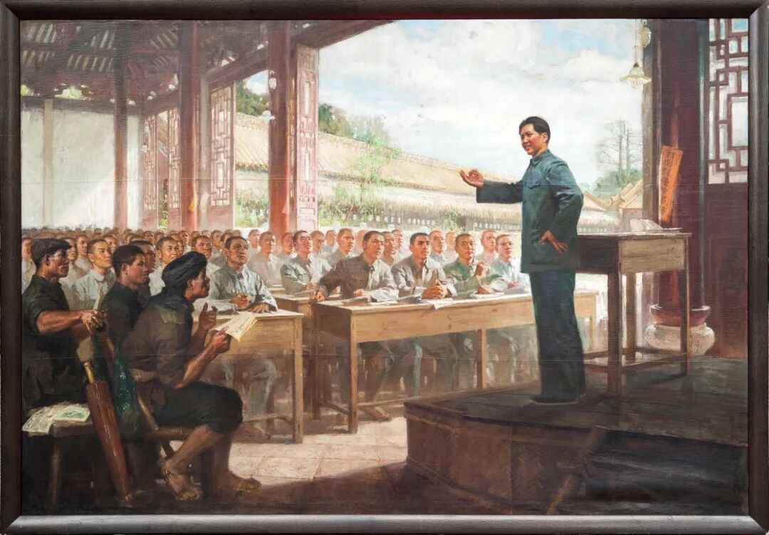 《毛泽东在讲课》 （陈衍宁、汤小铭， 1972年）.jpg