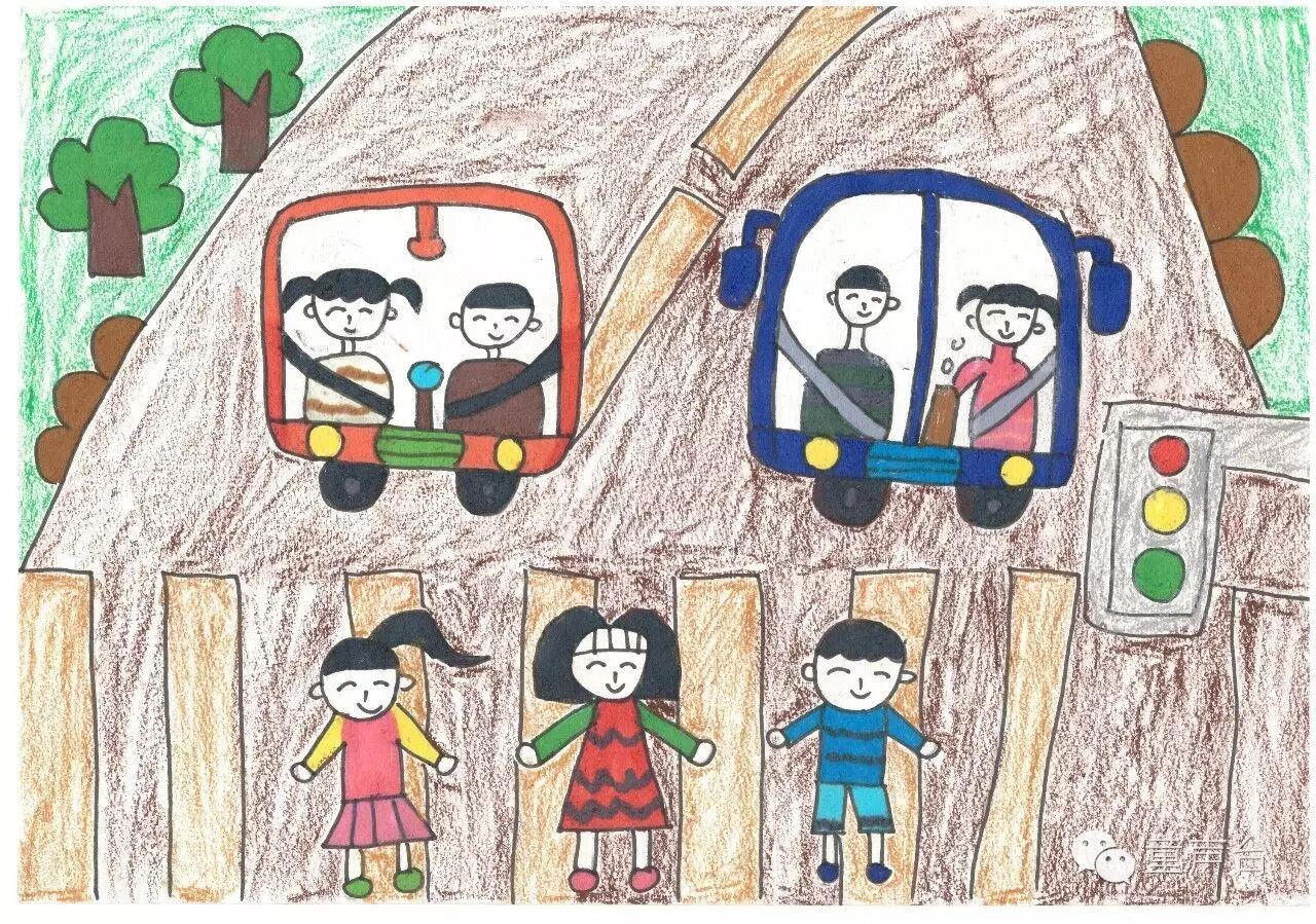 第二届全国儿童交通安全主题绘画创作大赛获奖名单(南京)