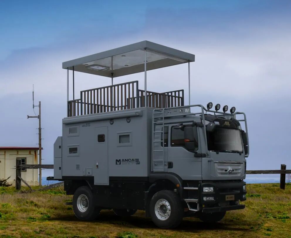 双层观景阳台巨威曼卡壹号升顶露台房车