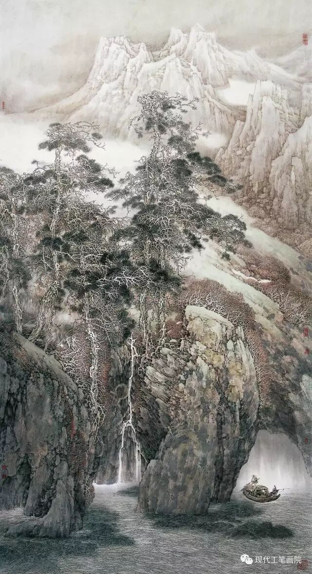 现代工笔画院小幅中国工笔画线上创作班招生