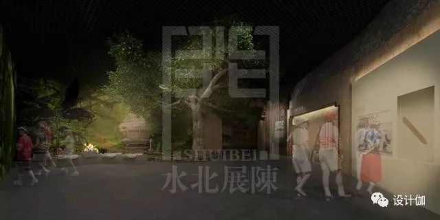 水北展陳展陳裝飾設計|館中館混搭中式窗花的淡雅風格展廳設計 家居 第3張