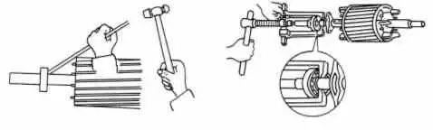 三相异步电动机的的拆装的图5