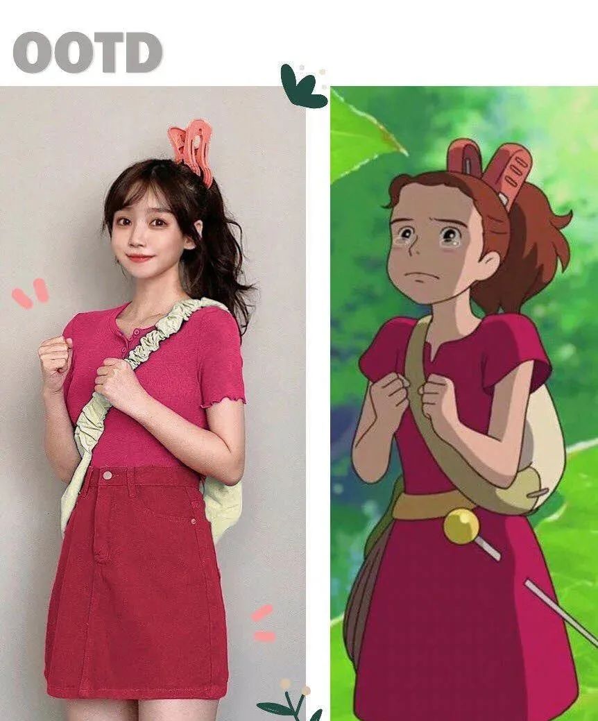 漫画女神穿搭模板！懒人照着穿，好看到犯规！