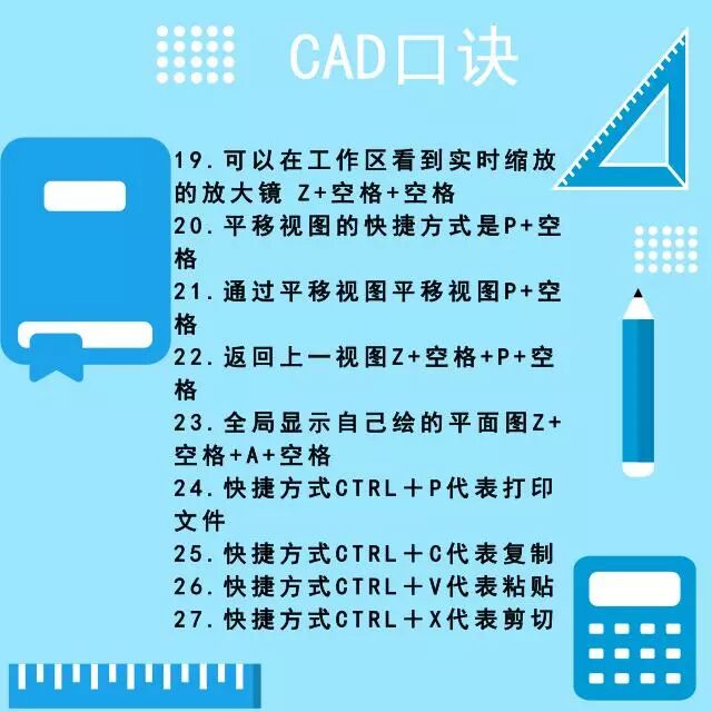 CAD新手自学绘图？一份口诀足够了，收藏背下来！的图5