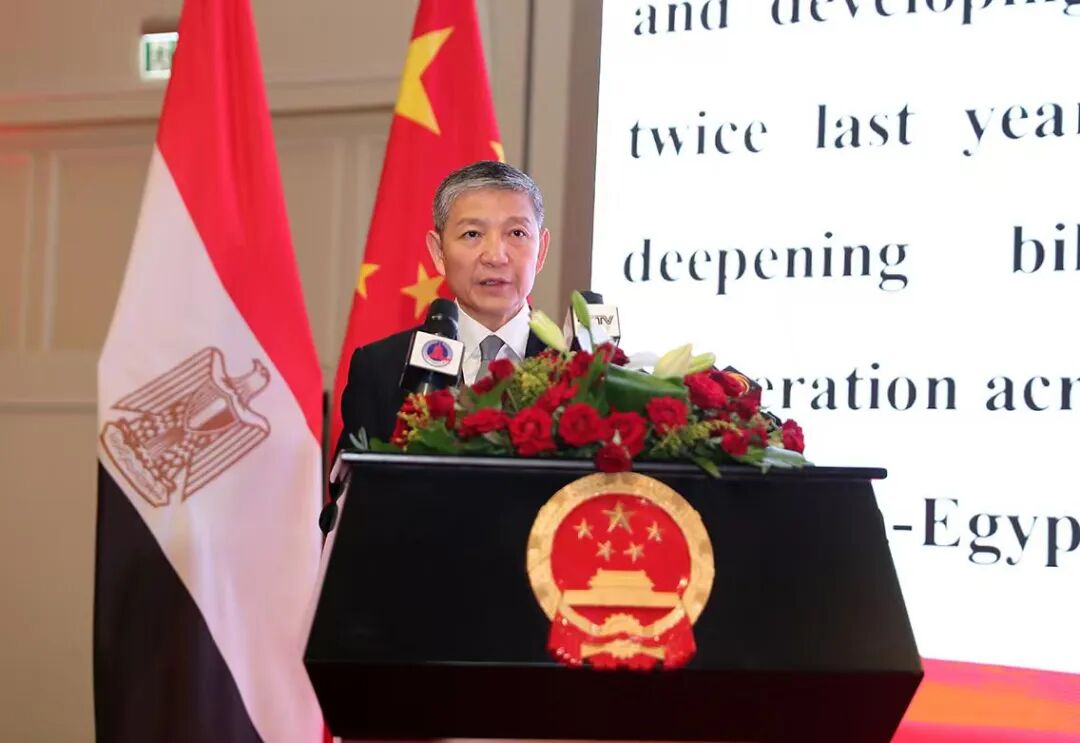 招待会隆重举行,驻埃及使馆隆重举办国庆76周年招待会