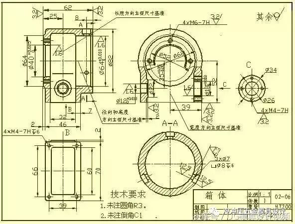 浅谈CAD、PROE、SW机械制图之零件图的尺寸标注法的图4